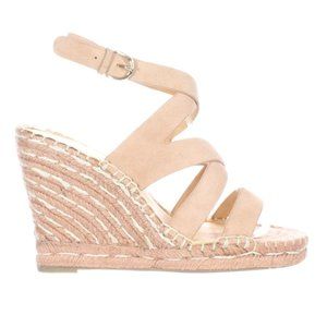 Joie Women's Pink Espadrille Wedge Sandal size 7.5 (NWOT)
